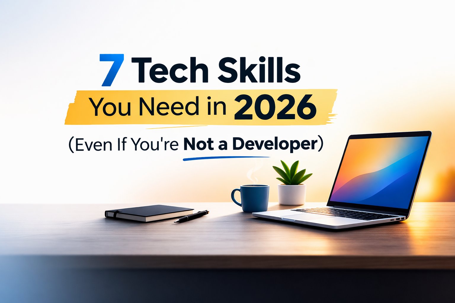 7 Tech Skills You Need in 2026 (Even If You're Not a Developer)