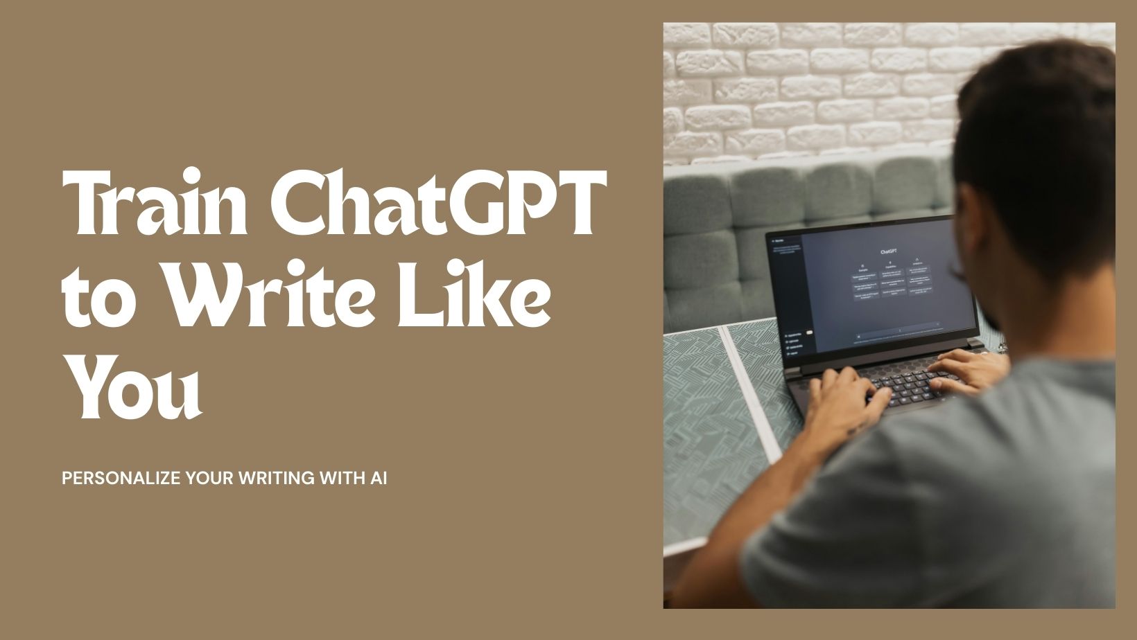 Customize ChatGPT's output by training it with your unique writing voice
