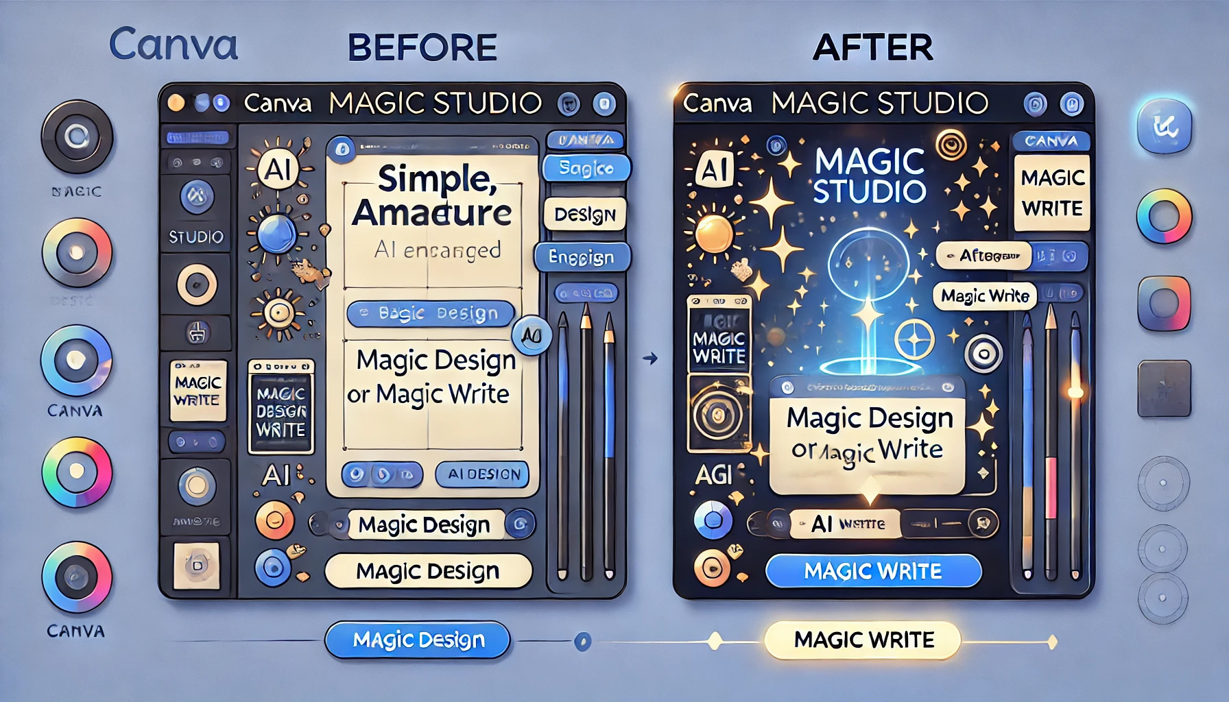 Canva Magic Studio AI design tools