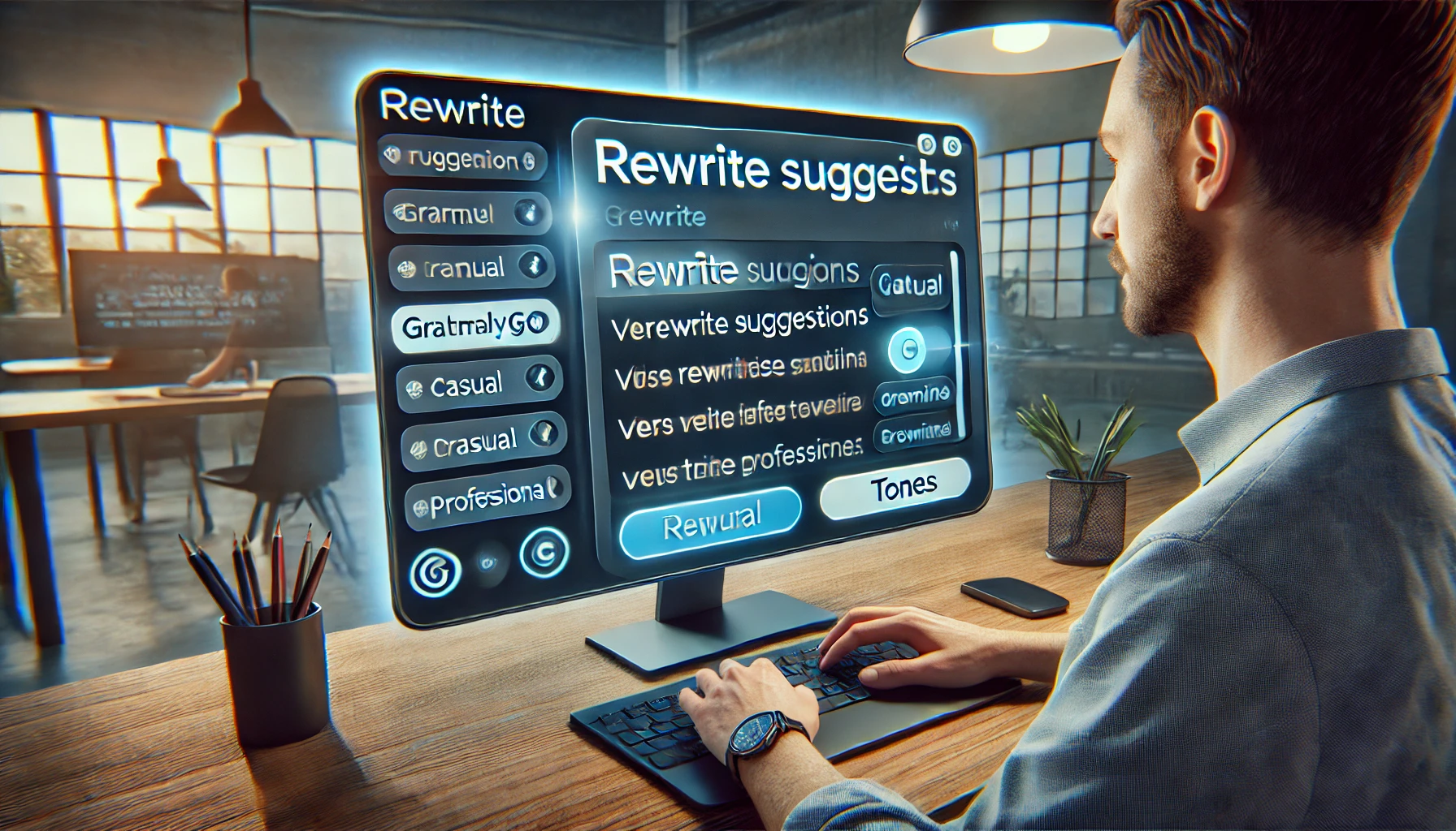 GrammarlyGO AI writing assistant