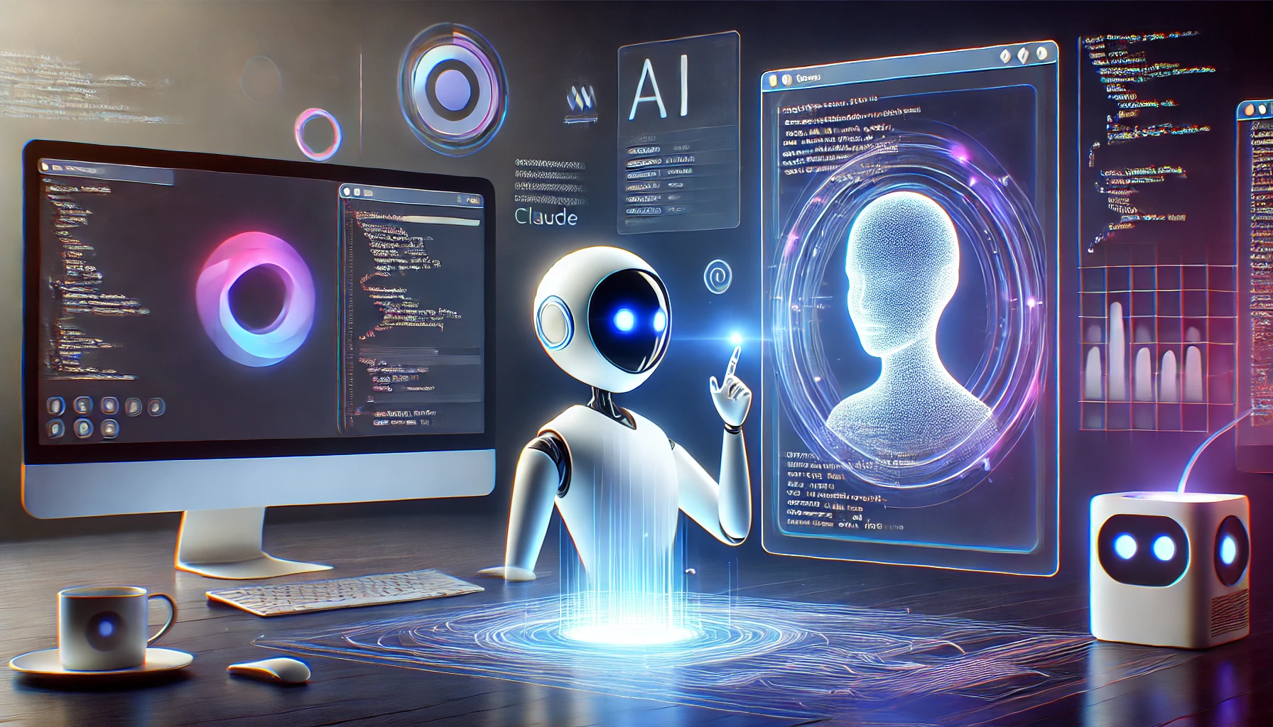 Claude Code AI assisting a developer with code generation
